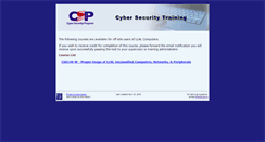 Desktop Screenshot of csp-training.llnl.gov